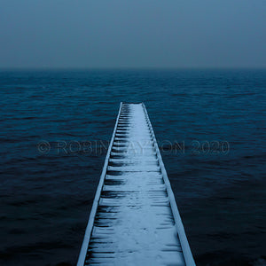 snowy blue